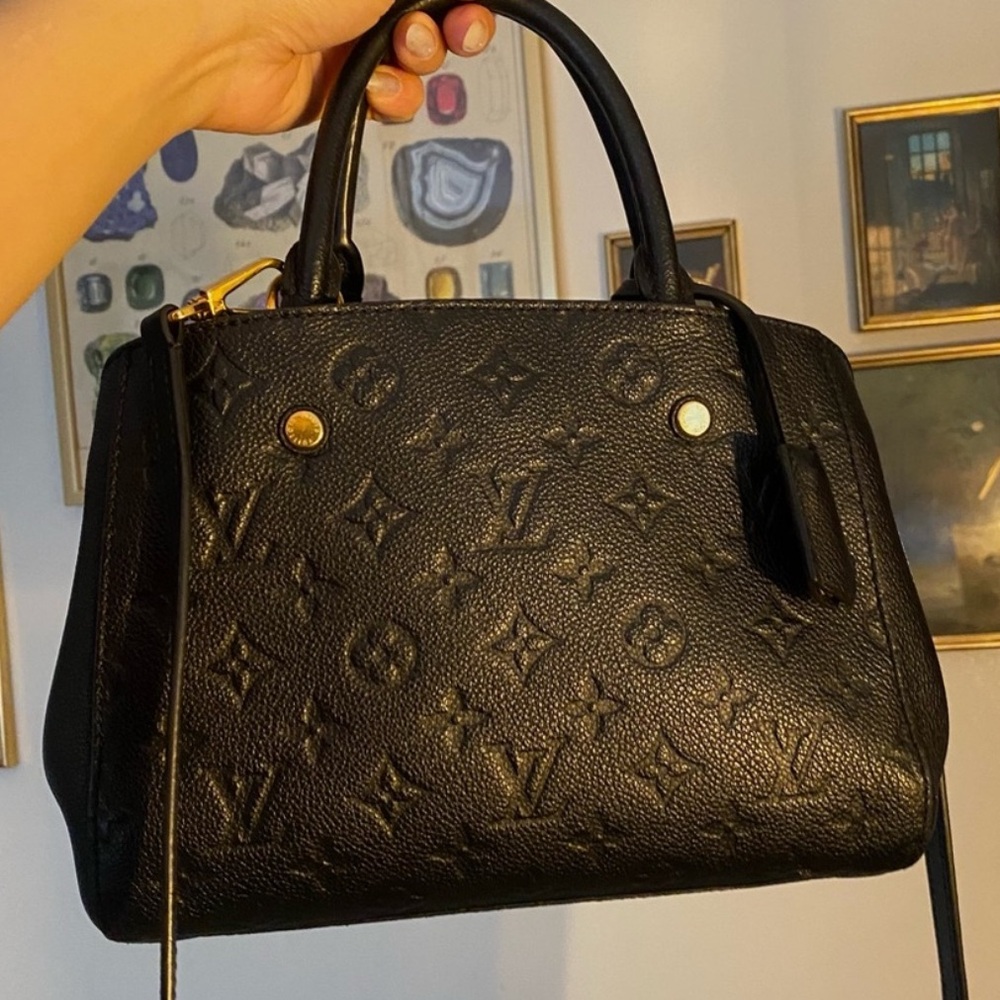 Black Louis Vuitton Crossbody Bag